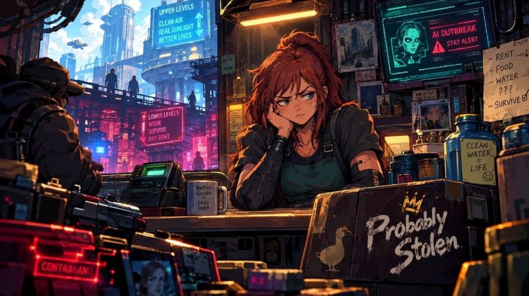 Probably Stolen Demo Lore Explained: The Gritty Cyberpunk Economy of Questing Goose Studio
