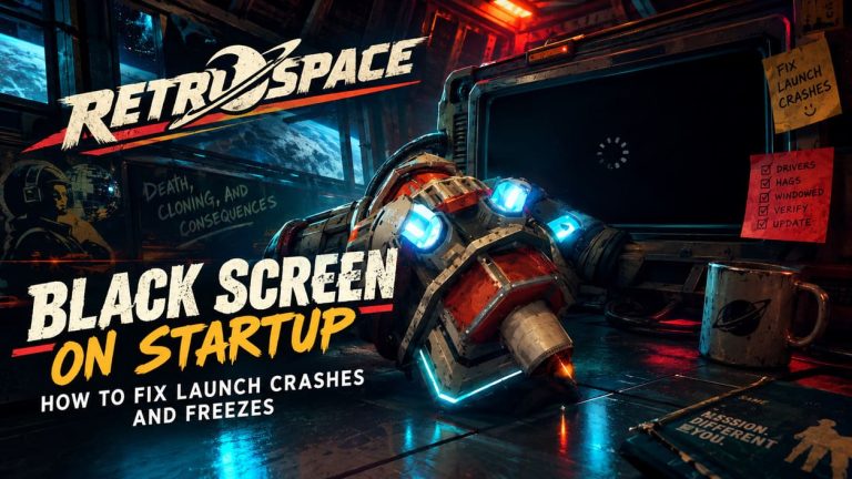 RetroSpace Black Screen on Startup: How to Fix Launch Crashes and Freezes