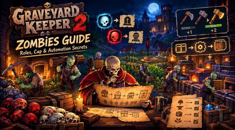 Graveyard Keeper 2 Zombies Guide: Roles, Cap & Automation Secrets