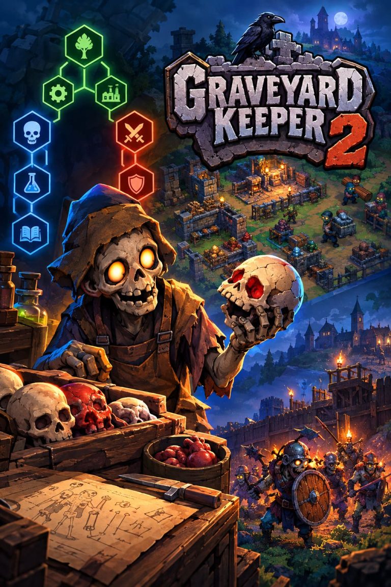 Graveyard Keeper 2 Zombie Skill Tree Guide: Levels, Roles, and Defense Combat Mechanics