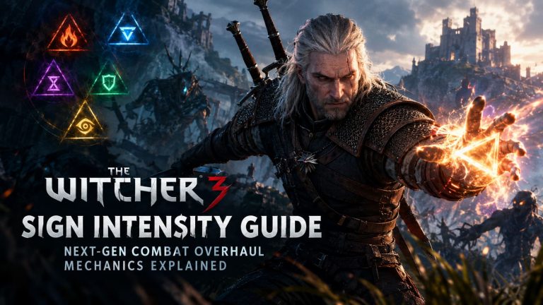 The Witcher 3 Sign Intensity Guide: Next-Gen Combat Overhaul Mechanics Explained