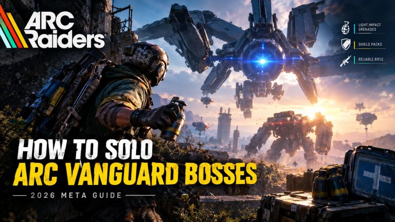 ARC Raiders: How to Solo ARC Vanguard Bosses (2026 Meta Guide) ARC Raiders: How to Solo ARC Vanguard Bosses (2026 Meta Guide)